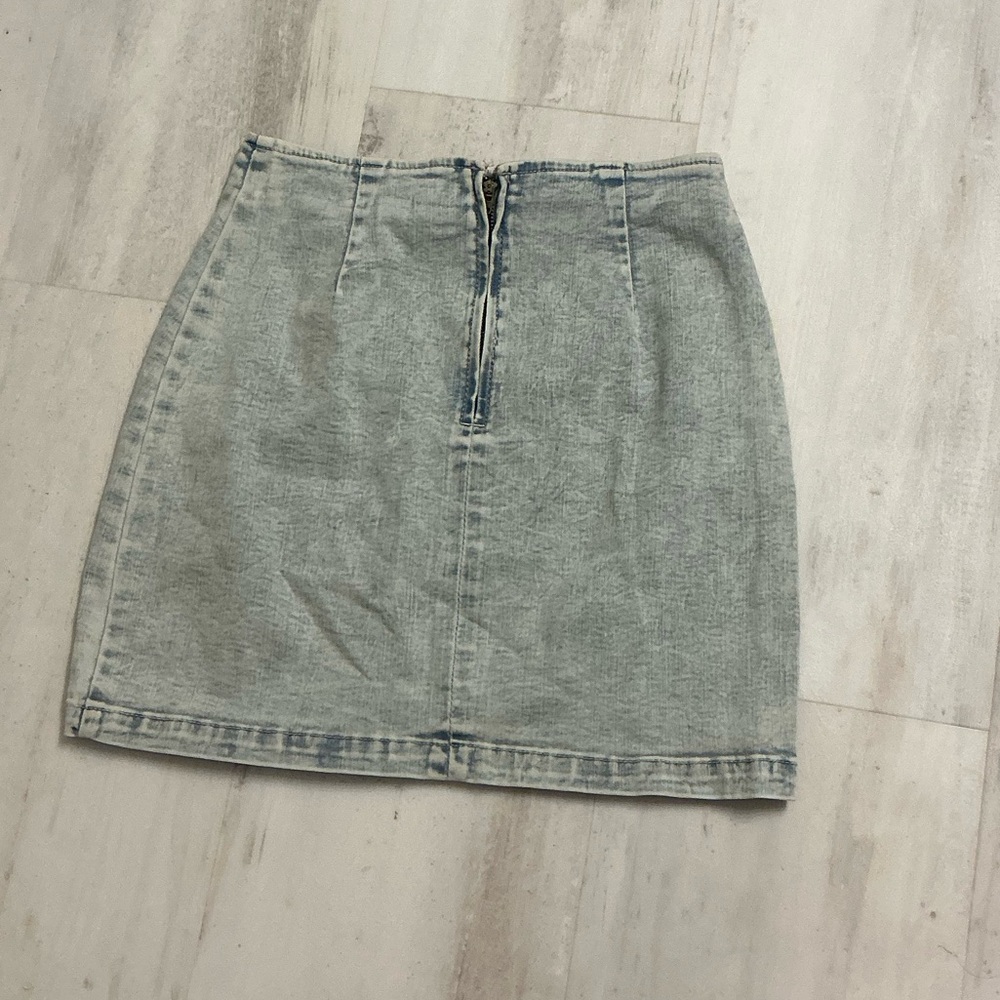Wild Fable Light Blue Denim Skirt - Picture 4 of 5